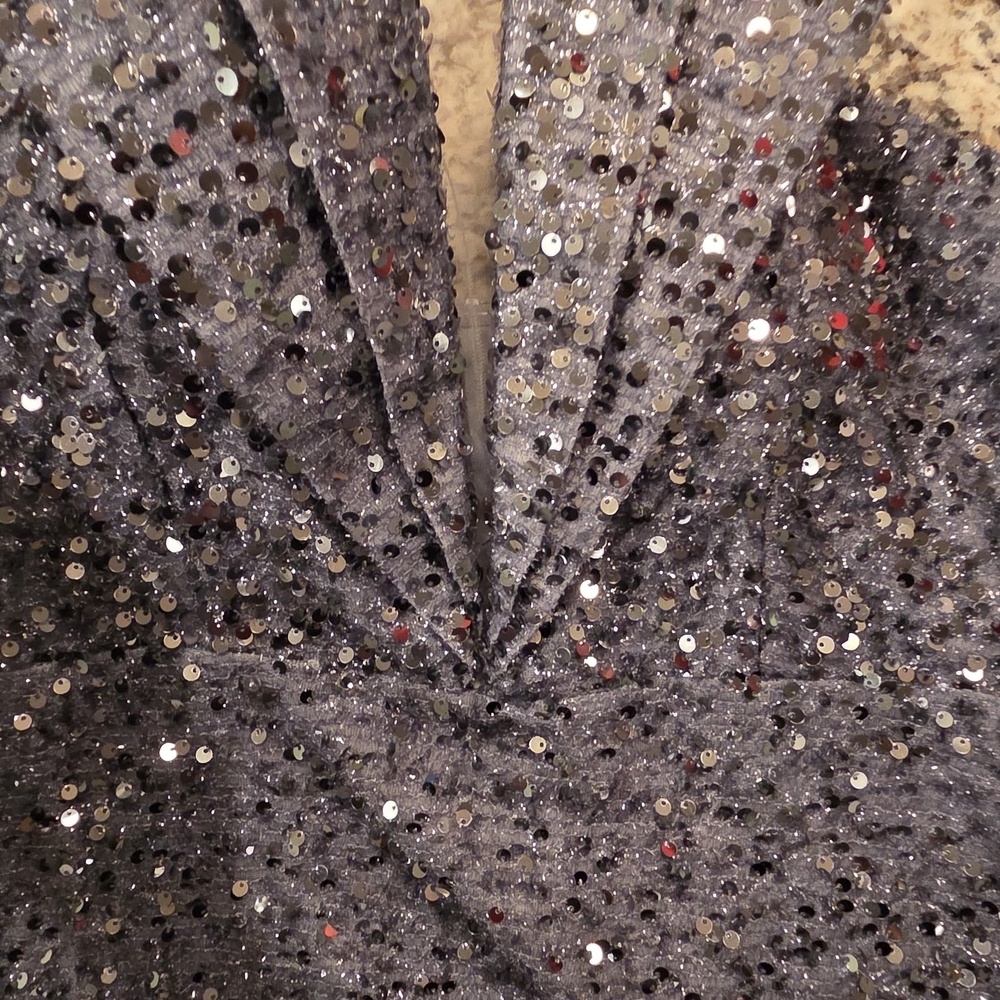 Elegant Sequin Evening Gown